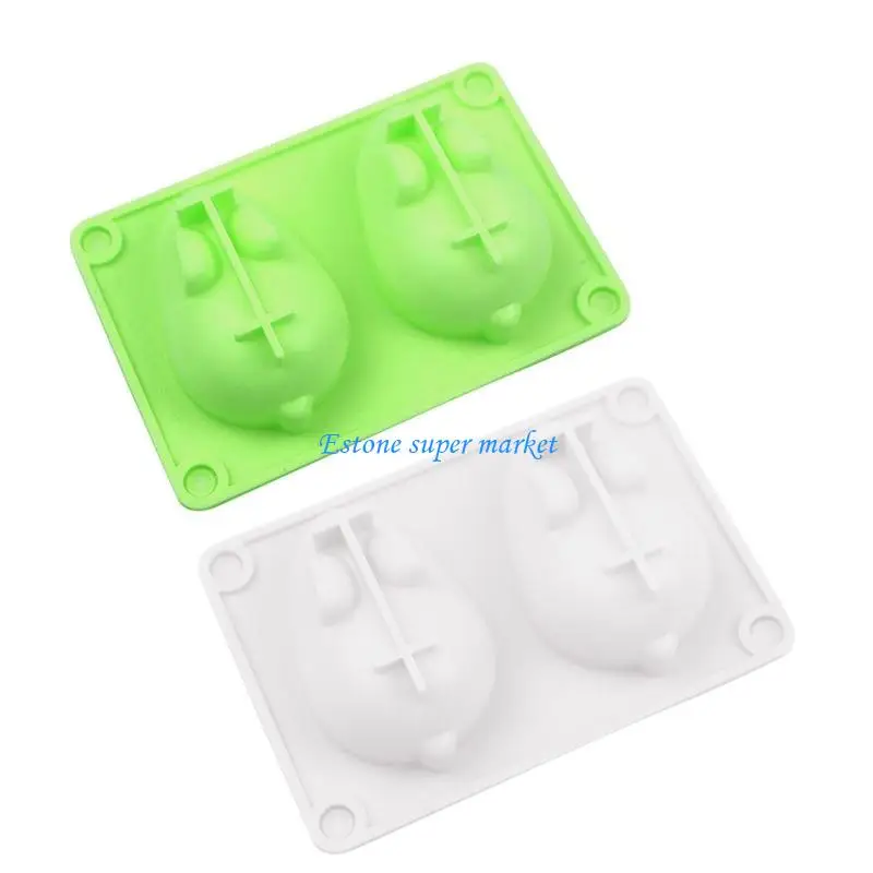 090B molde conejo, Chocolate, caramelo, Mousse, Brownie, gelatina, helado, moldes simples