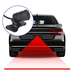 Car Laser Fog Light Motorcycle Anti Collision Tail Braking Signal Warning Lamp Safety Driving Tips Light