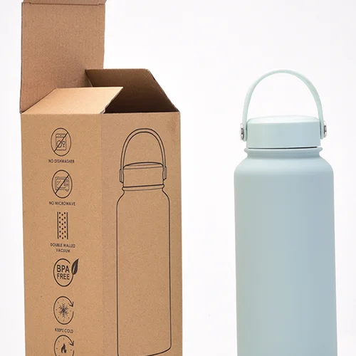 PuraCool 맞춤형 물병, 1000ml 텀블러, 맞춤형 열 플라스크, 세라믹 부식 방지 코팅 