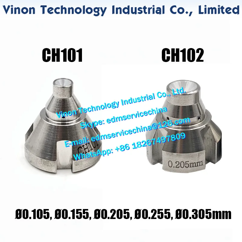 Chmer CH101 CH102 Diamond Wire Guide Upper Lower Ø0.105, Ø0.155, Ø0.205, Ø0.255, Ø0.305mm 3140001 M140001B 3W53A92A MW53A92C