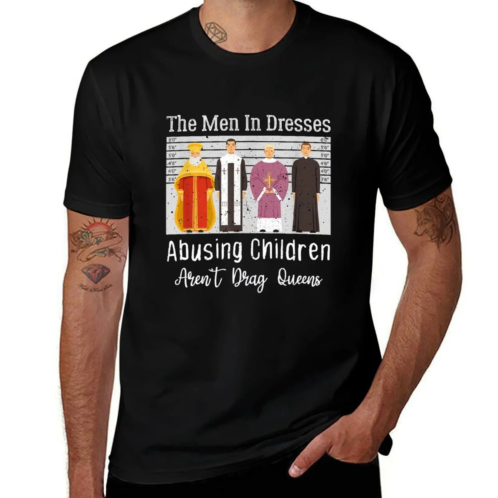 The Men In Dresses Abusing Children Aren't Drag Queens T-Shirt oversized graphic tee Blouse sports fans t shirts for men cotton