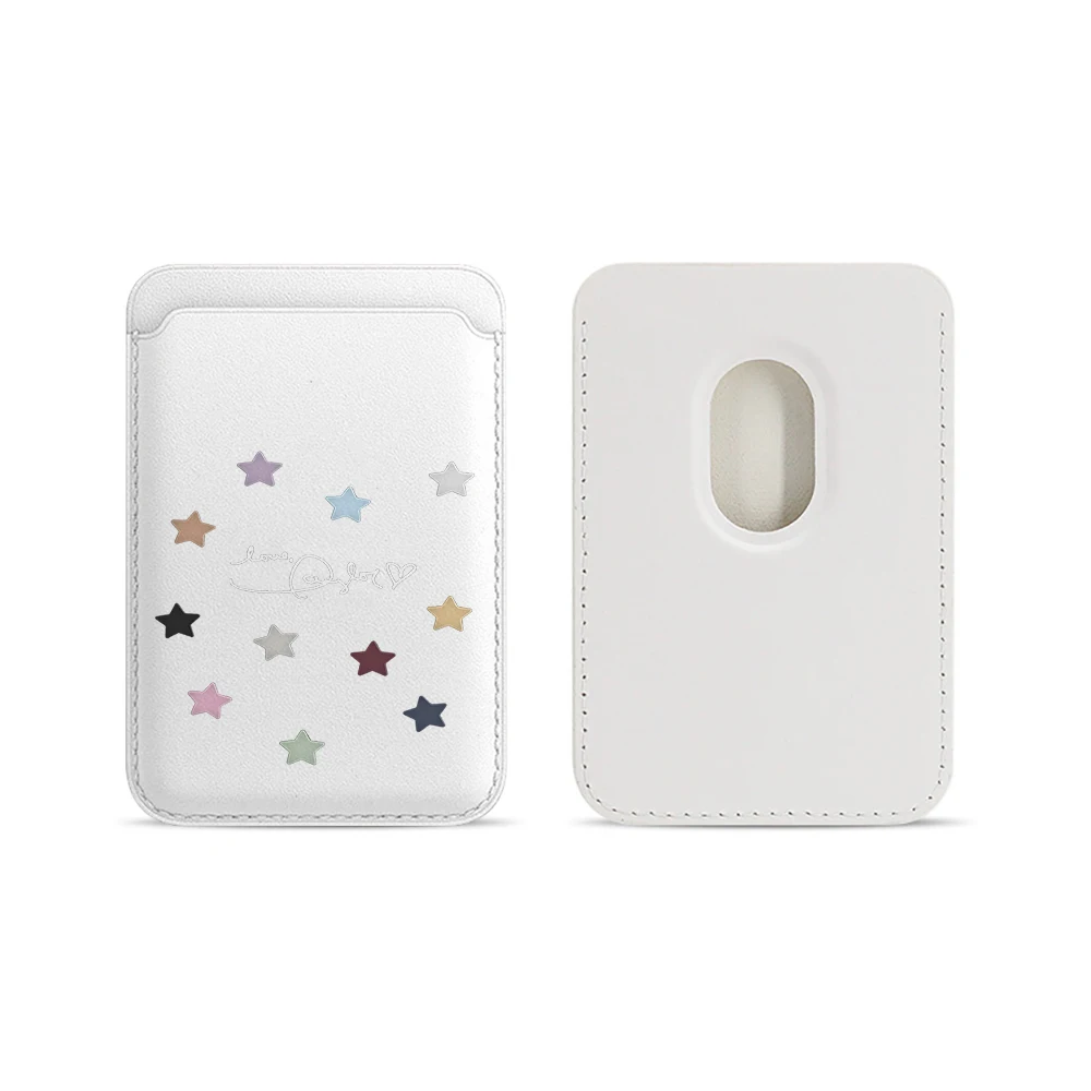 Stars Sky INS Leder-Kartenetui Handyhülle Magnetische Hülle Geeignet für Alle iPhones für Magsafe Karten-Handy-Rückentasche – Detail 5