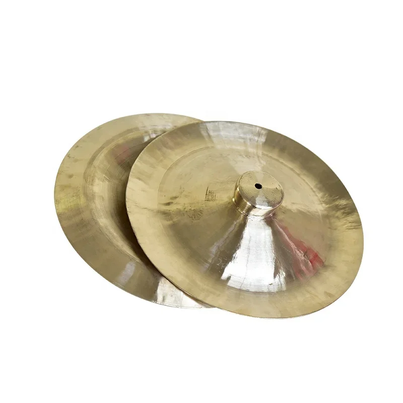 

QUTENG fans set cymbal set for drums ride lion dance cymbals set fans brass diril cymbals