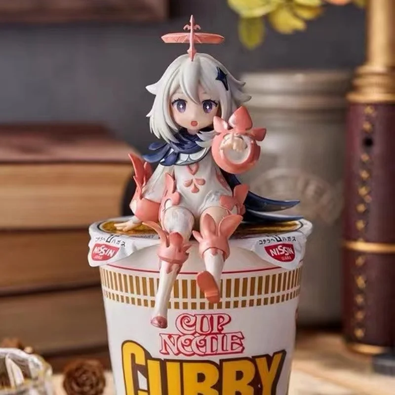 

Genshin Impact Figure Model Paimon Toy Pvc Q Version Mini Cute Blind Box Game Model Desktop Ornament Decoration 1:1 Replica