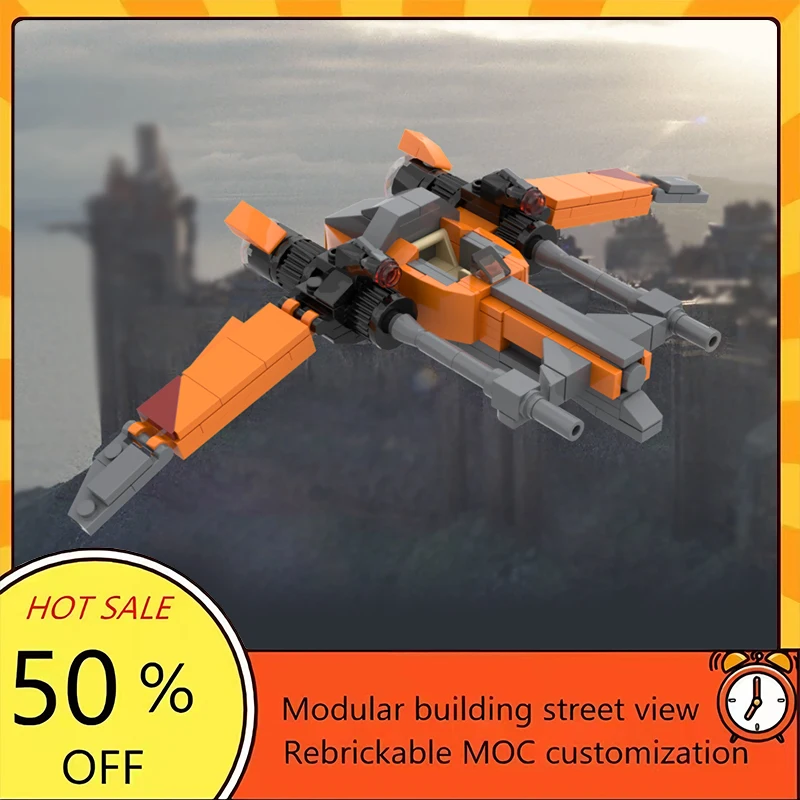 166PCS Popular Space War Movie Model MOC Building Bricks Spaceship Modular Technology Gifts Holiday Assemble Children Toy Suit