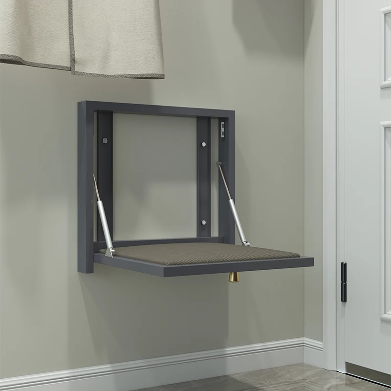

Changing shoes stool at home door, wall-mounted ultra-thin folding chair, wearing shoe stool, entrance stool, invisible entrance