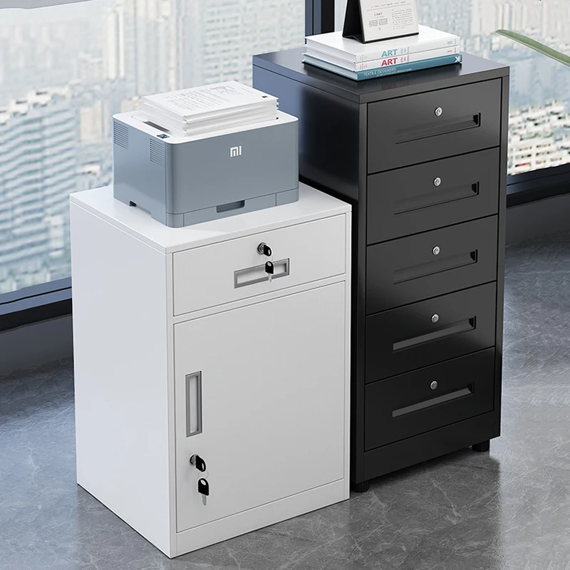 Office Accesories Iron Cabinet Tool Box File Organizer Drawer White Safes Built-in Cabinets Living Room Metal Storage Garage