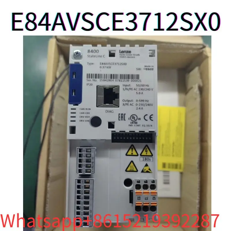 

Brand New Original 8400 series frequency converter E84AVSCE3712SX0 0.37kw/220v