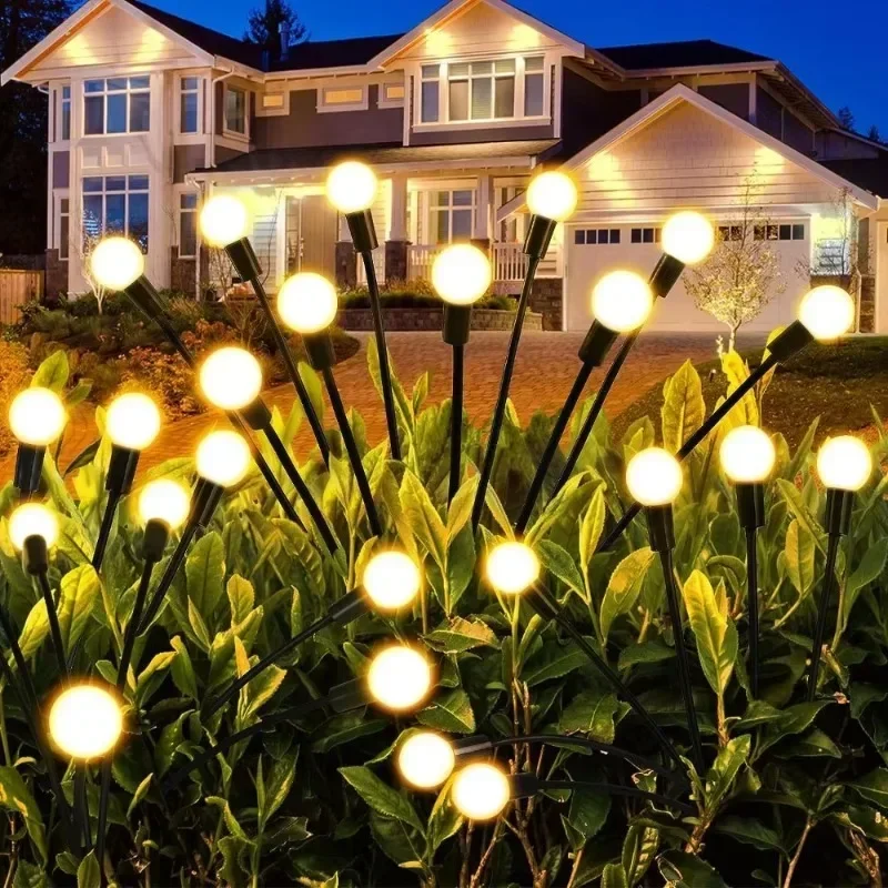 

Outdoor Lights Solar Lawn Lamp Garden Lamp LED Wind-driven Firefly Ground Plug Lamp for Garden Lawn Landscape Holiday Light
