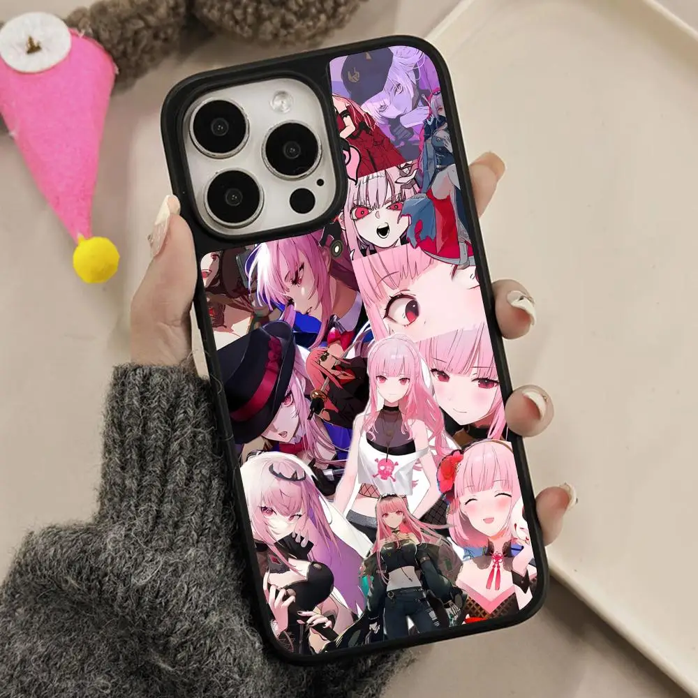 

Чехол для телефона Holo Mori Calliope с матовой поверхностью для iPhone 17 16 15 14 13 12 11 Air Pro Max Plus, цветной