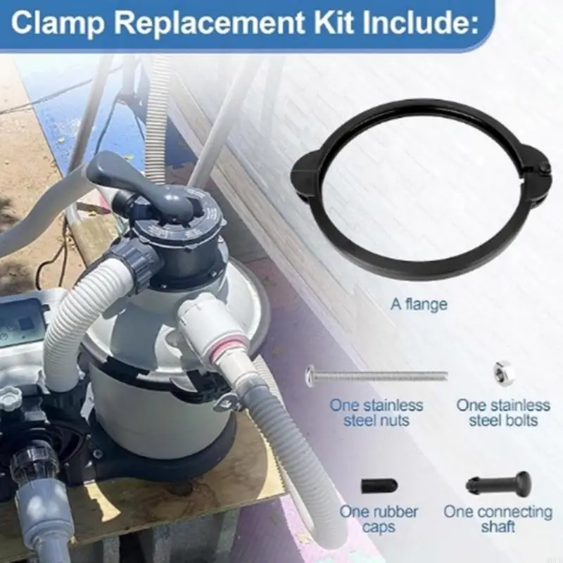 M6CB Pool Bomba Tampa tampa câmeras instalação fácil e válvulas flange rampa rampa Anéis travamento para