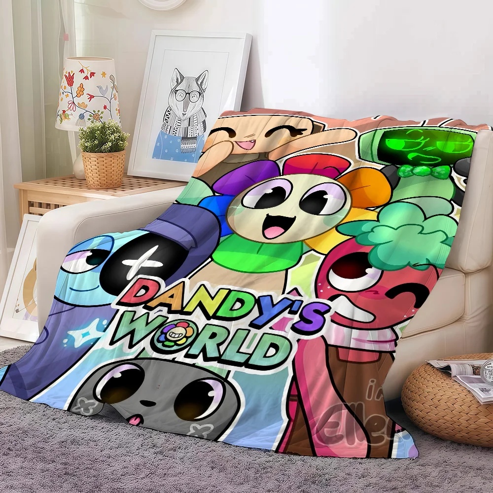 Game D-Dandys World Blanket Warm And Soft Suitable For Bedroom Living Room Sofa Bed Office Travel Camping