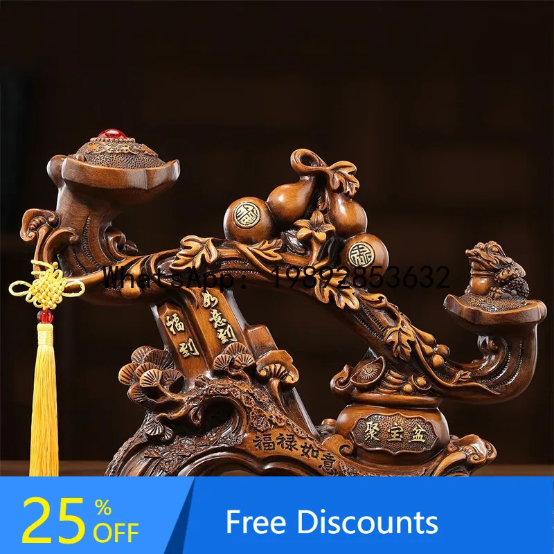 

Fortune and Prosperity Ornament for Home Living Room TV Cabinet Entrance Wine Cabinet Curio Shelf Decoration