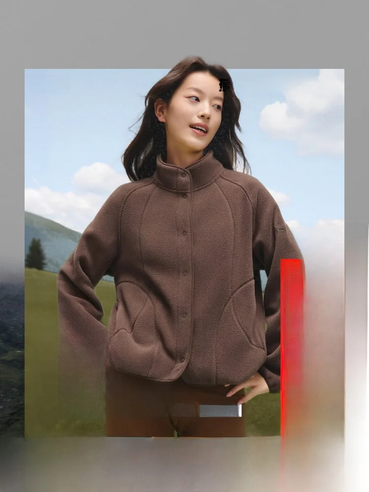 

Женский легкий жилет Banana Le для ранней осени, на флисовой подкладке, повседневный, ветрозащитный, тонкая верхняя одежда, приталенный крой, на молнии