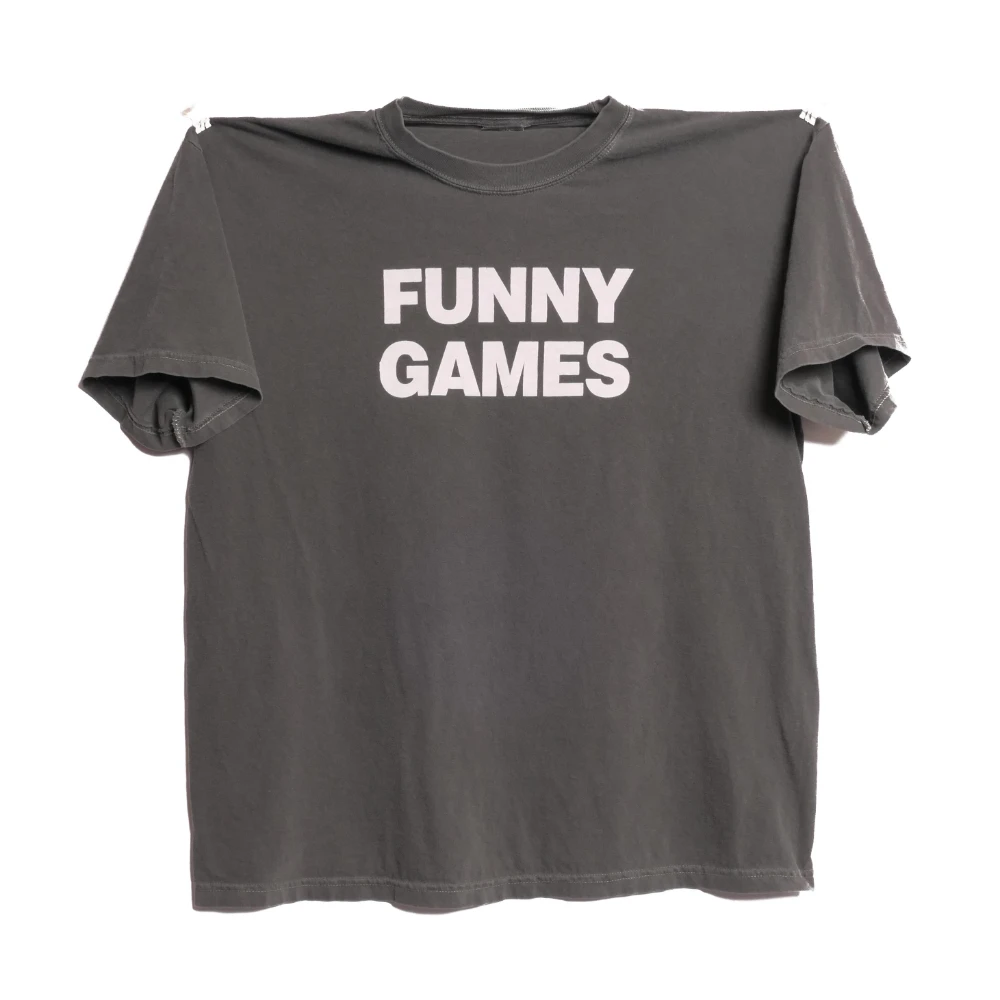 Funny Games Movie Tee 1997 Michael Haneke Film Cult Classic Criterion Collection Piano Teacher Director Modern Faded Shirt