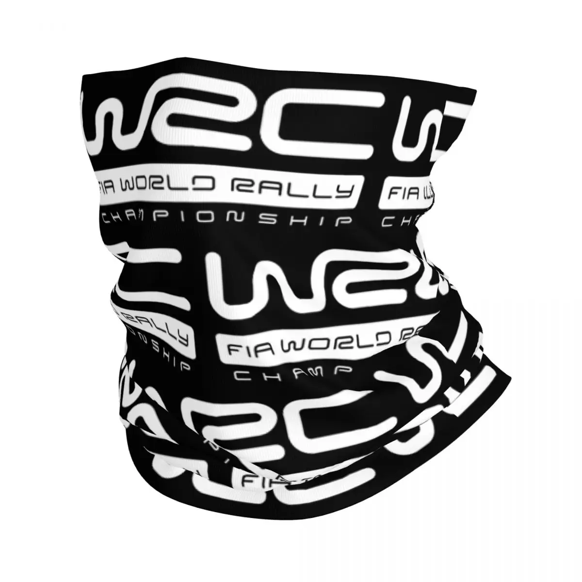 WRC Logo Neck Gaiter Printed Unisex Face Mask Scarf Warm Headband Hiking Windproof