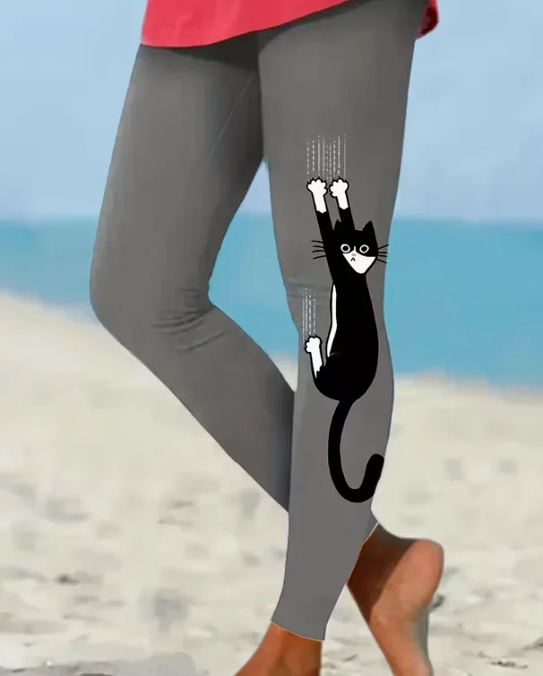 

Women's 3D Print Leggings Stretchy Workout Leggings Slim Tights Sexy Yoga Pants Trendy Cool Trousers Fashion