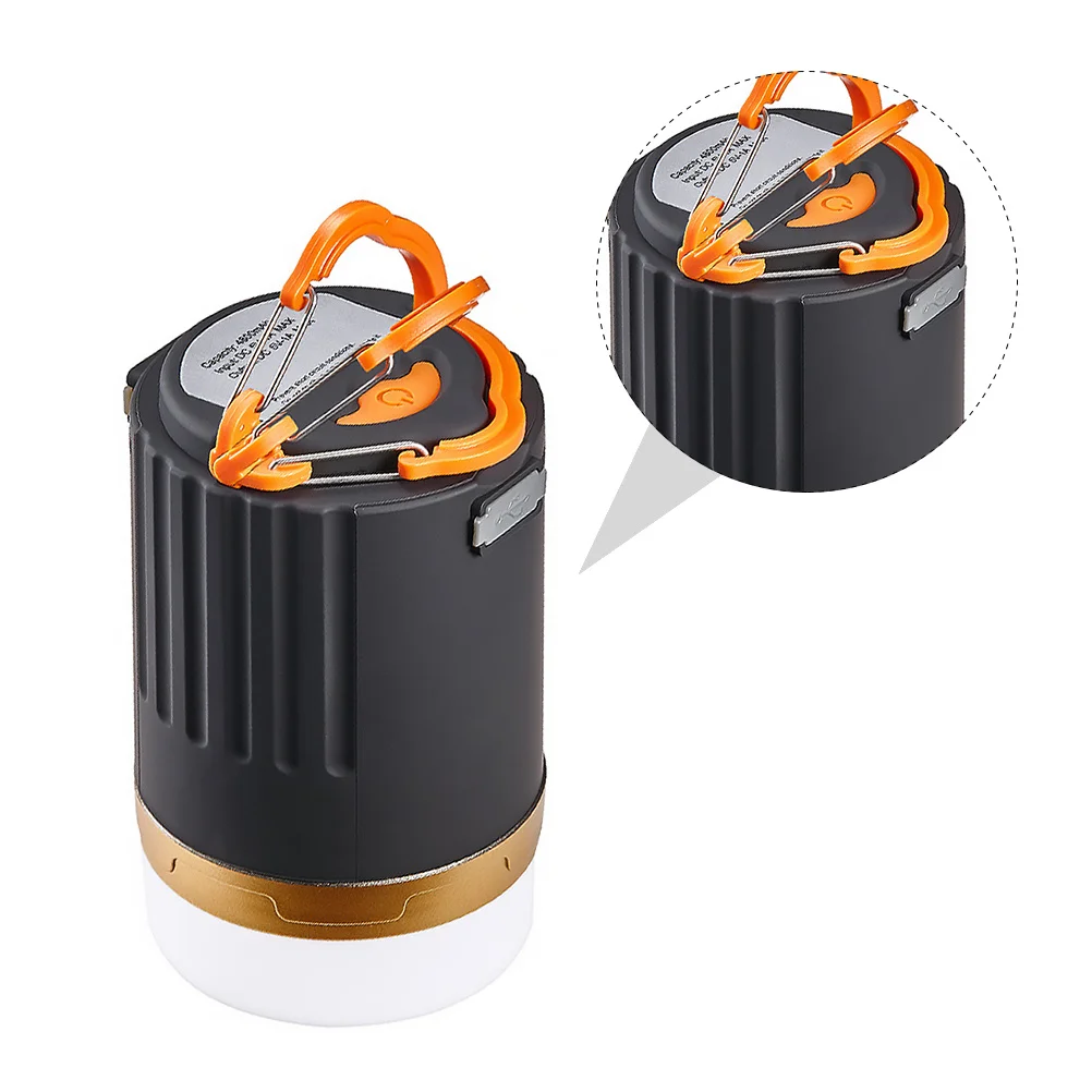 

1Set LED Tent Light Multifunctional Portable Rechargeable with Remote Control Brightness and Multiuse Hook for Camping