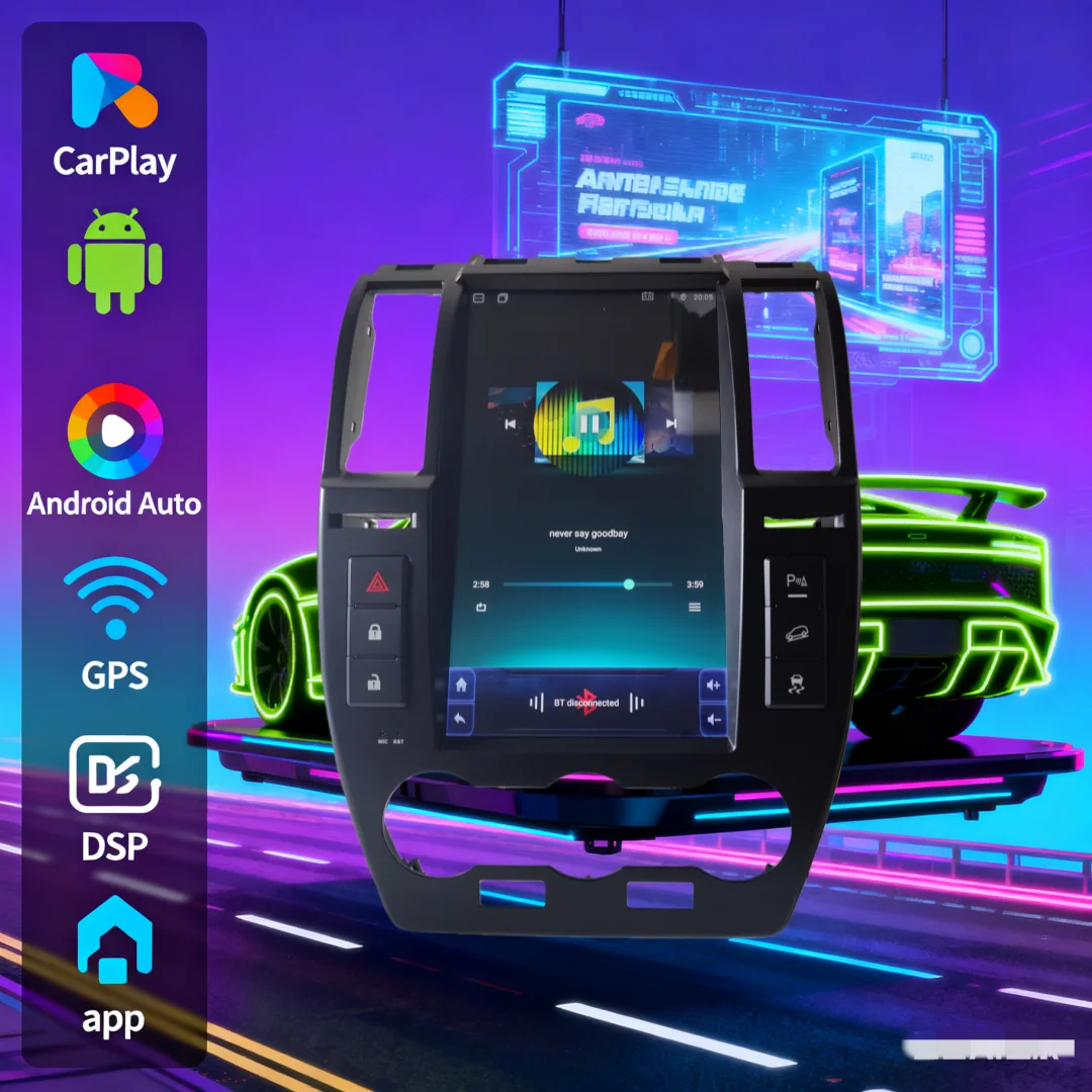 

YANFU Carplay для Land Rover Freelander 2 2005-2015, мультимедиа, Android 14,0 13,6 дюйма, GPS-навигация, авто стерео радио, головное устройство 4G