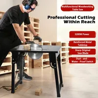 Portable Folding Table Saw Woodworking Circular Saw Desktop Electric Saw Panel Saws Wood Cutting Machine Cutting Machine Woodwor