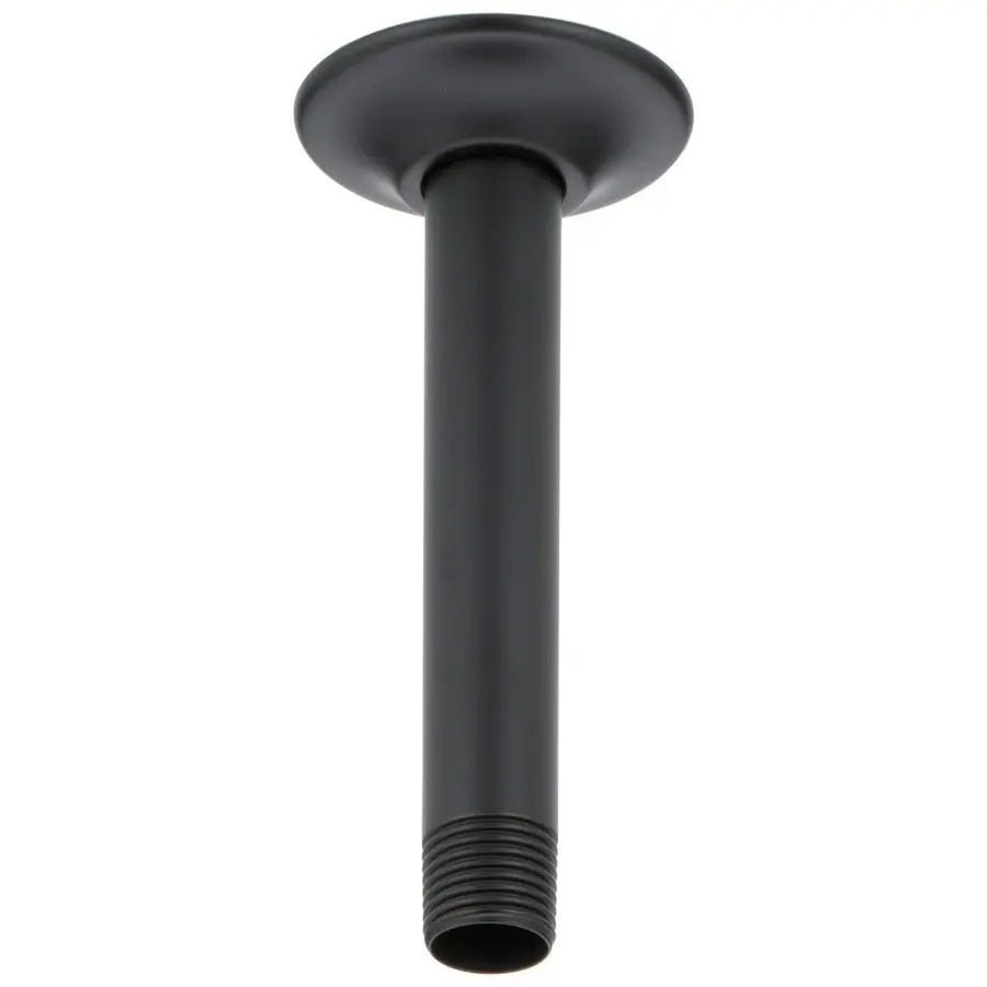 

FAUCET RP61058BL Arm amp Flange6 Ceiling Mount Shower Arm, Matte Black