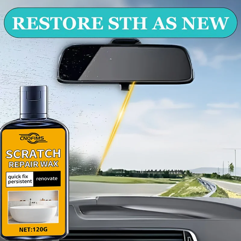 عامل إصلاح الخدوش الزجاجي - كريم إصلاح الخدوش لمفتاح باب الخزانة والنافذة، كريم تلميع الزجاج الأمامي للسيارة، الحل السريع كي