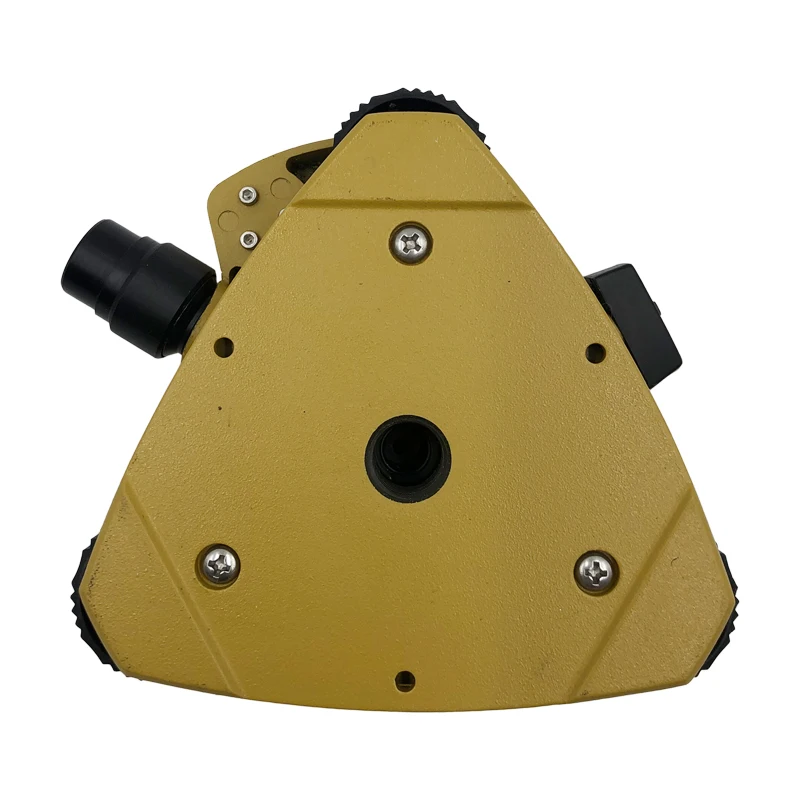 FDJ01L Yellow/Black Tribrach With Laser Adjustable Plummet For Total station Level  Adapter Base GPS Mounting Surveying