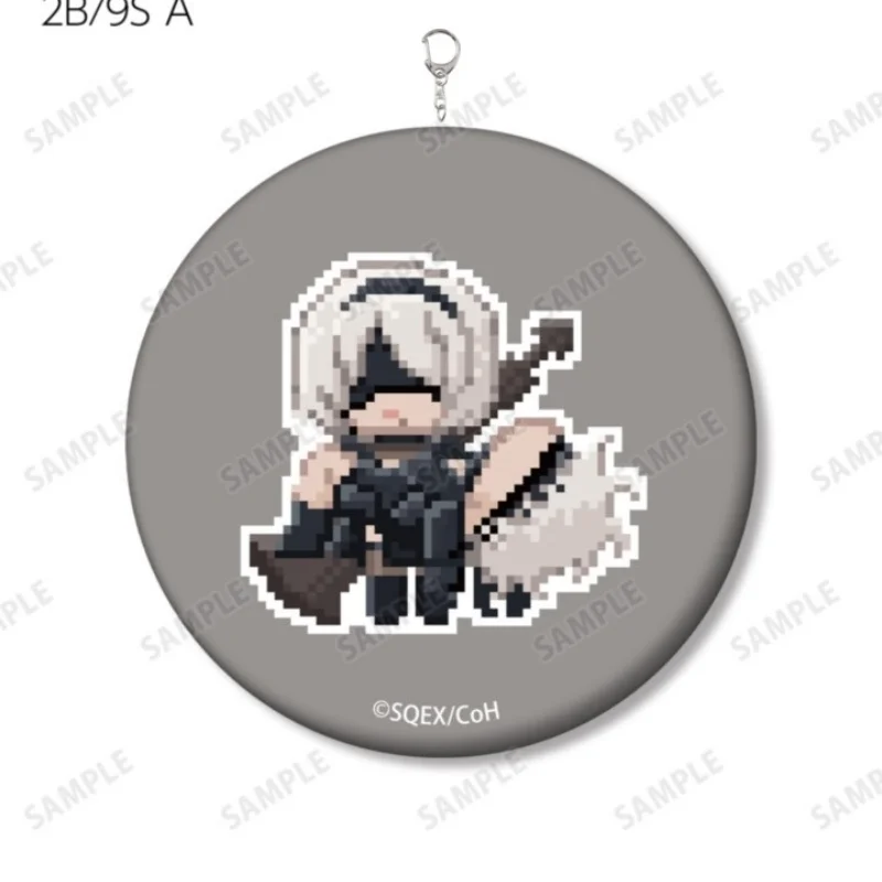 Anime Game NieR:Automata Acrylic Keychain Bag Pendant 6CM 2B,9S,A2,Pod 042 Cosplay Bag Acrylic KeyRing Display Gifts Bag Charm