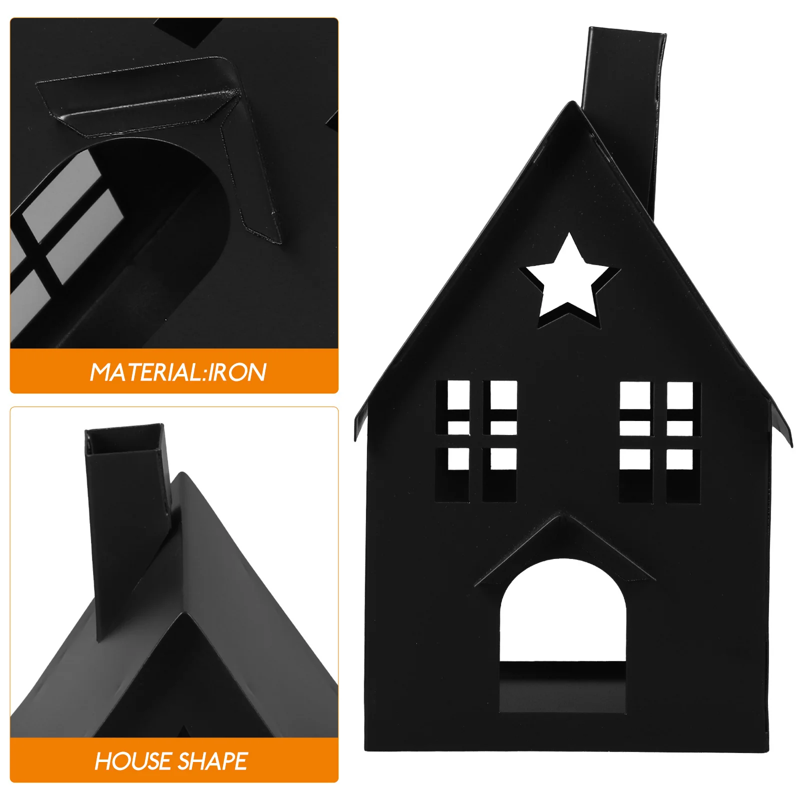 

Shaped Iron Tealight Holder Vintage Stand Metal Candlestick Holder for Table Decor Candlestick Holders