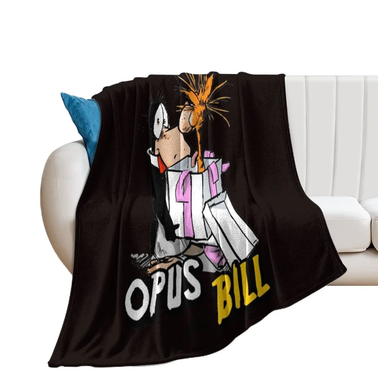 Bill and Opus Throw Blanket christmas gifts Baby Blankets