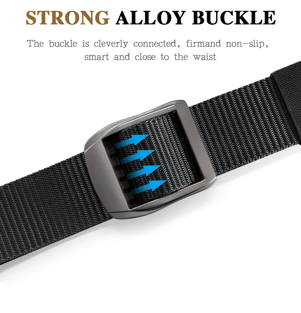 Military Automatic Buckle Nylon Belt Outdoor Hunting Metal Buckle Army Tactical Belt for Men Waist Canvas Belts for Women