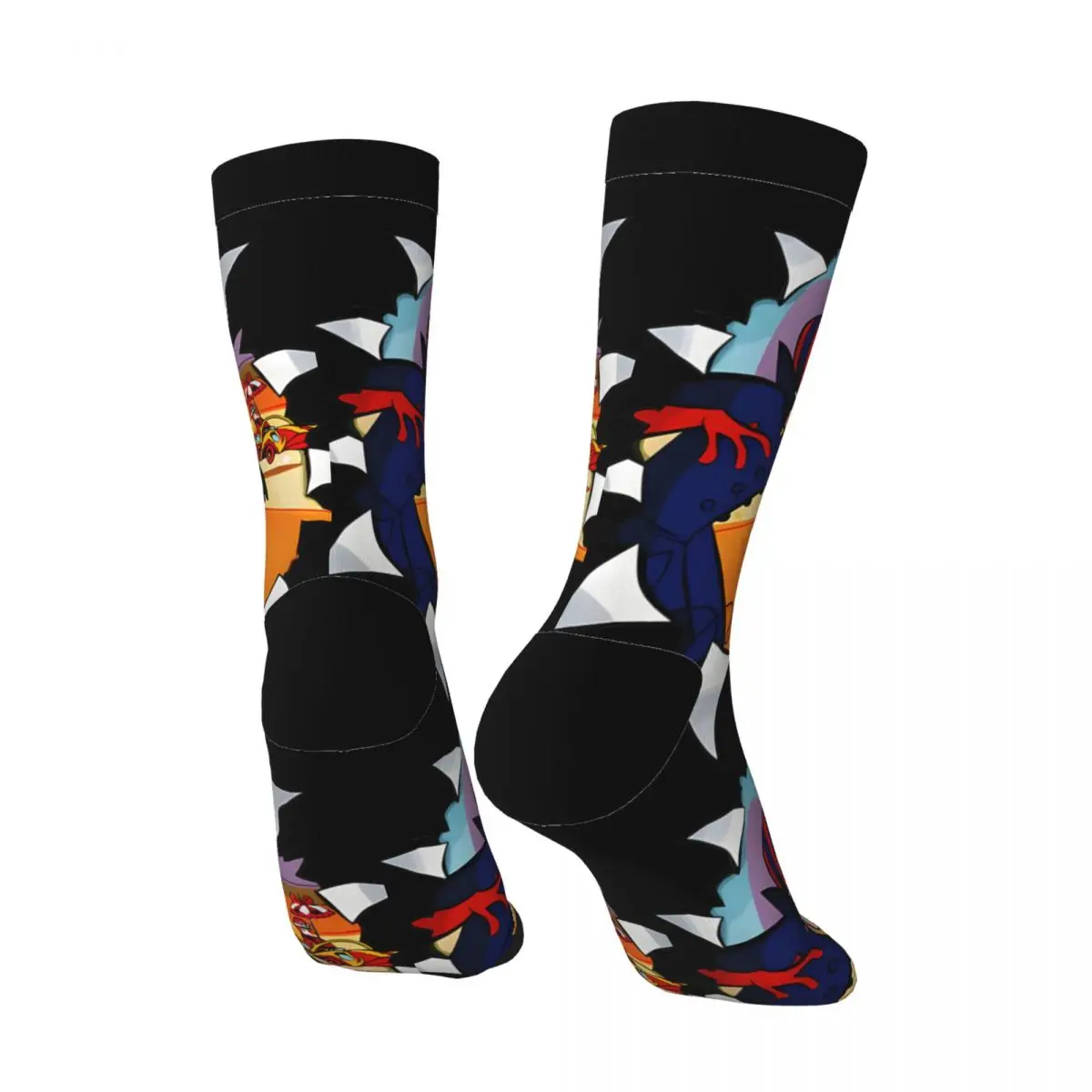 Funny Crazy Sock for Men Fantastic Hip Hop Harajuku Muttley Happy Quality Pattern Printed Boys Crew compression Sock Novelty