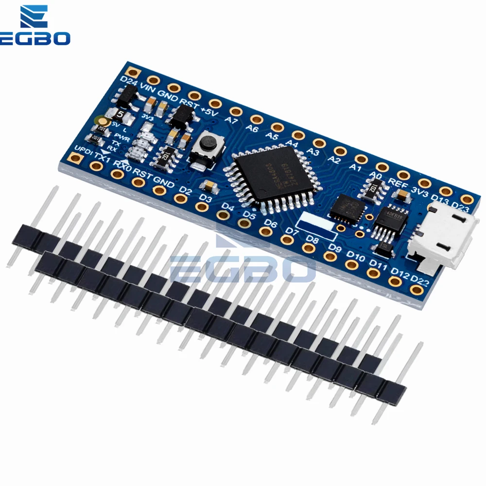 New arrival Nano EVERY controller compatible for Arduino  Atmega4808 Upgraded Atmega328 CH340 UPDI Downloader