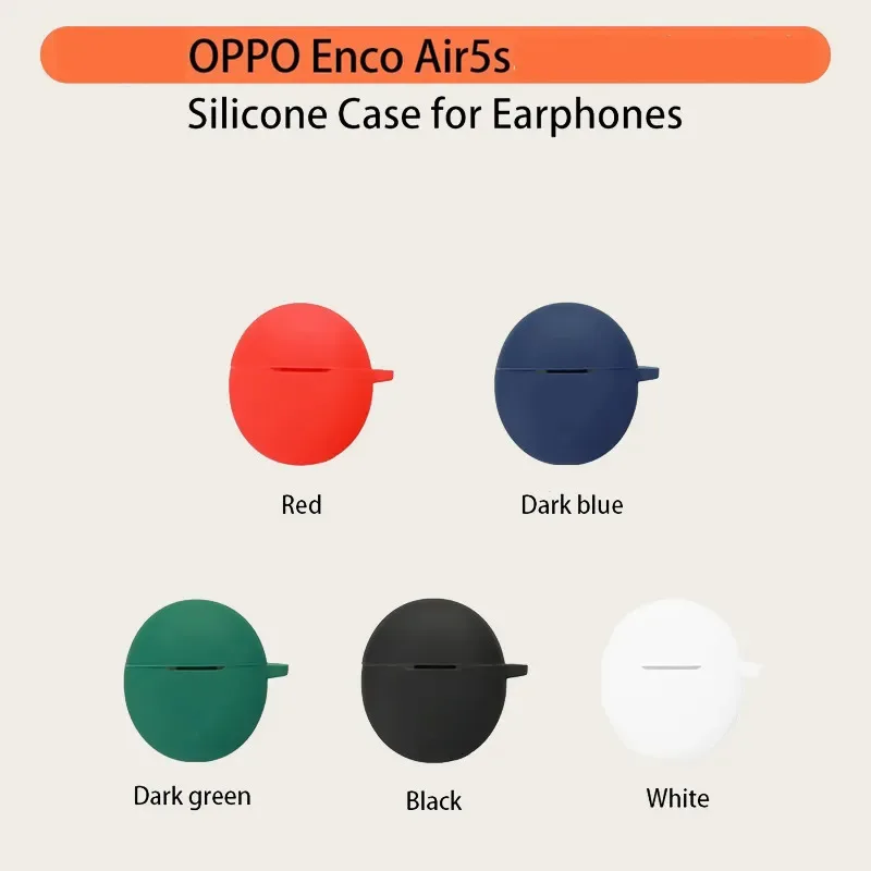 Skinlee Phone Case For OPPO Enco Air 5S Case Liquid Silicone Matte Shockproof Soft Shell For OPPO Enco Air 5S Back Cover