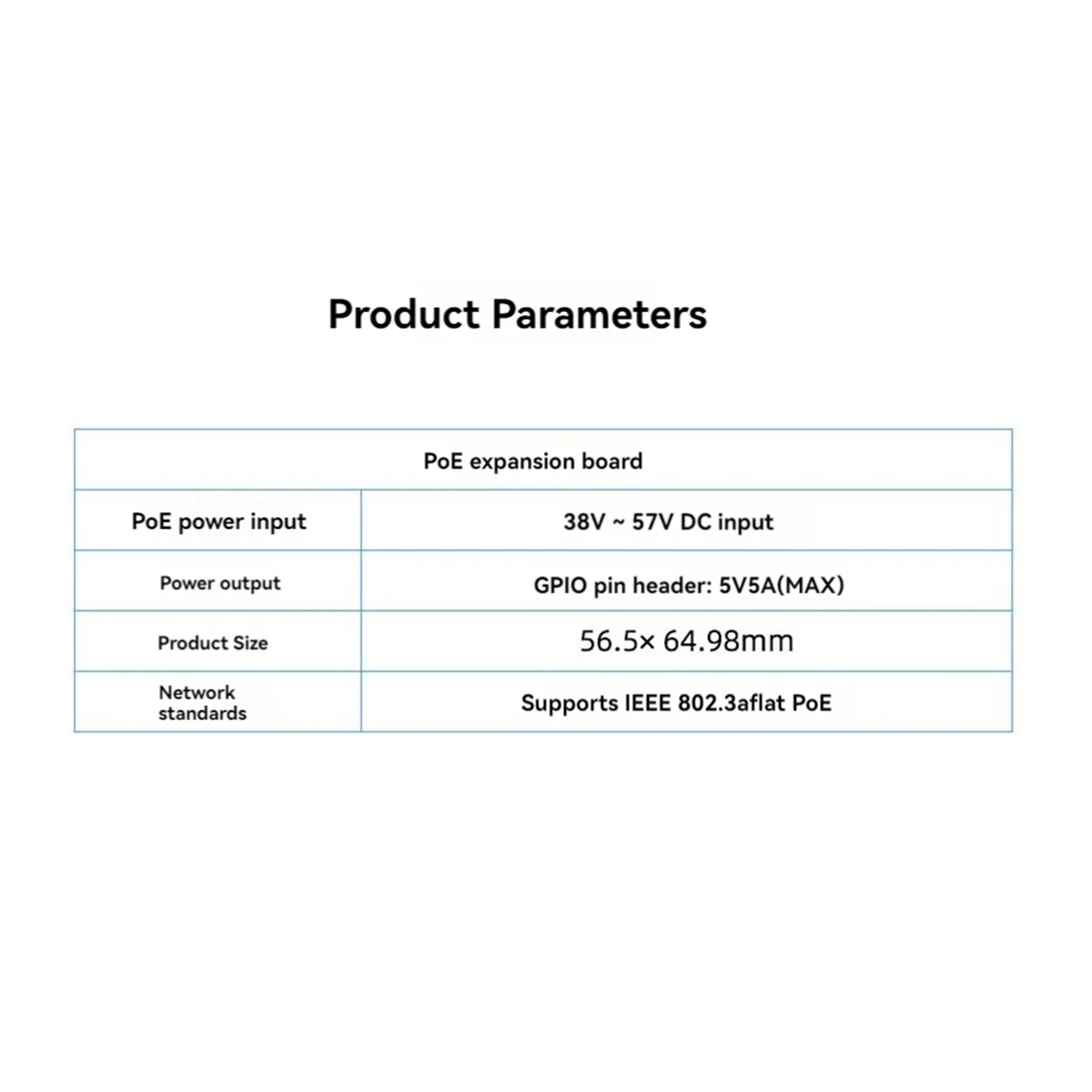 For 5 PoE HAT+Case 802.3af/At PoE HAT (G) for 5 POE Ethernet Power Supply Expansion Board