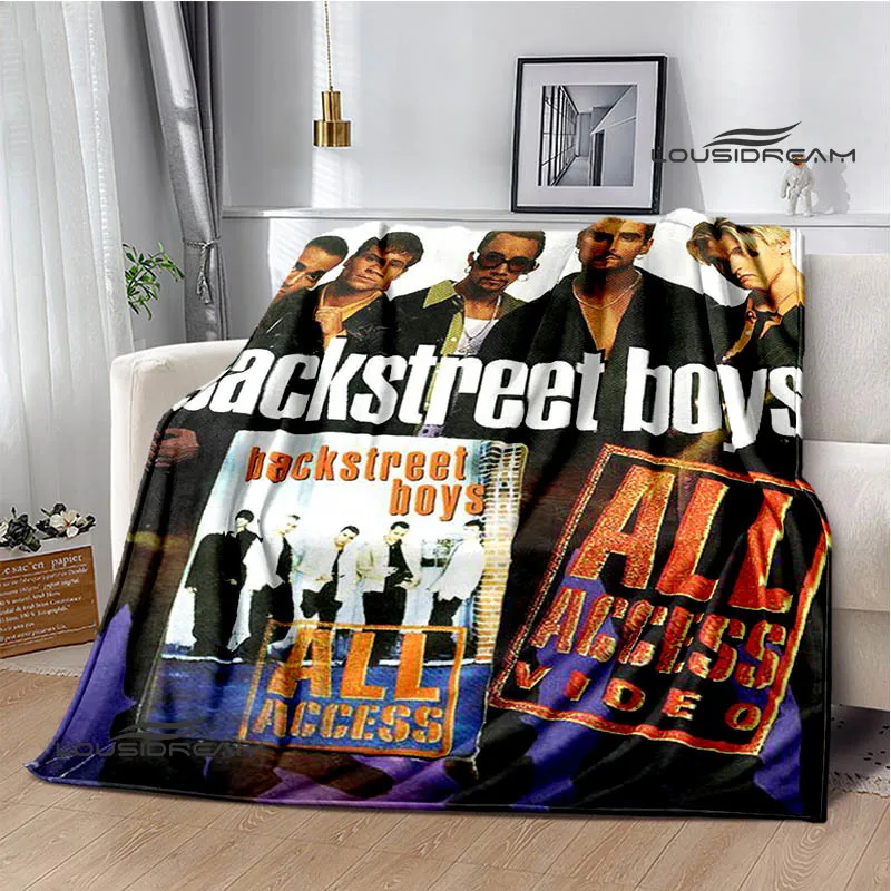 BSB band backstreet boys Print blanket picnic blanket Flannel Warm blankets Soft Cozy Blankets Home travel blanket Birthday Gift