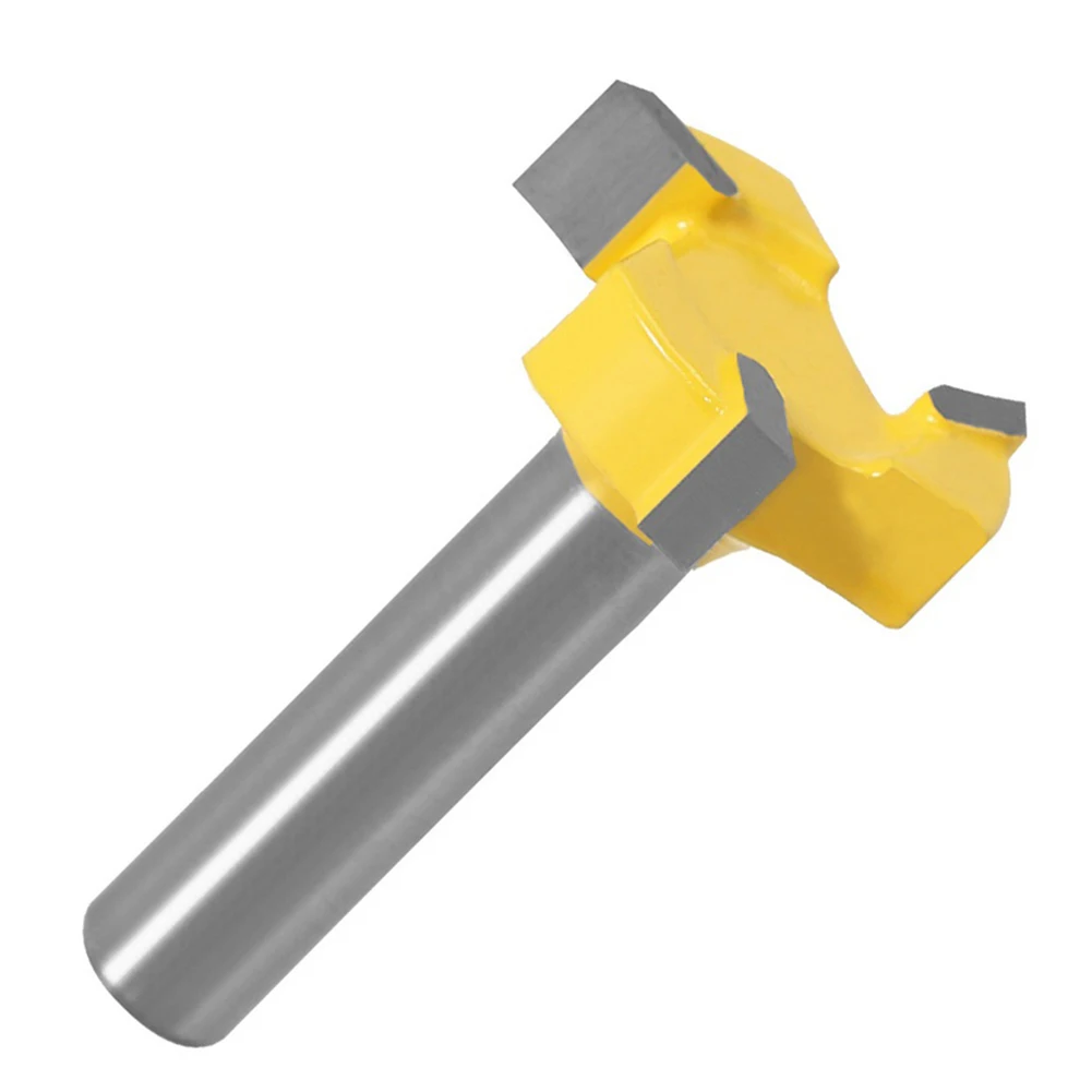 

1pc 8mm Shank 3 Teeth T-Slot Router Bit 8mm Shank 3 Teeth T-Slot Router Bit Straight Edge Slotting Milling Cutter Tools