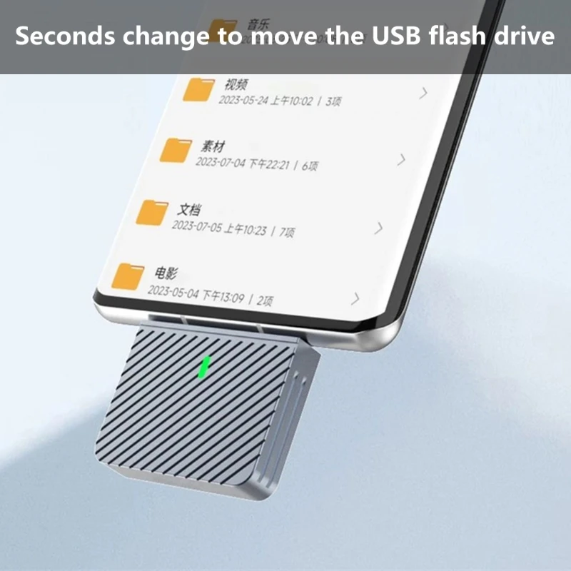 محول SSD نحيف M.2 | اتصال من النوع C | توافق سهل