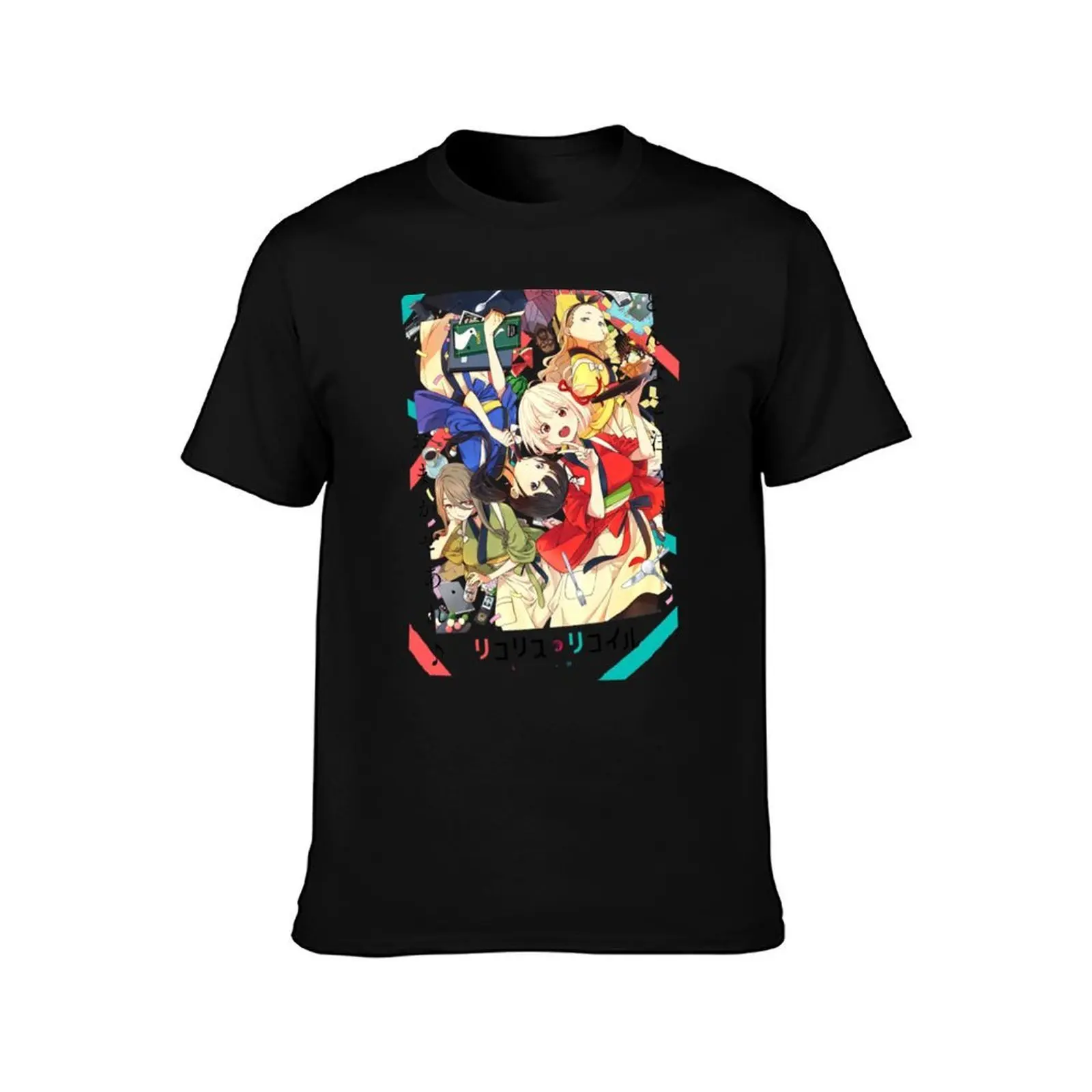Anime Lycoris Recoil 2022 T-Shirt Casual Everyday Short Sleeve T-Shirt