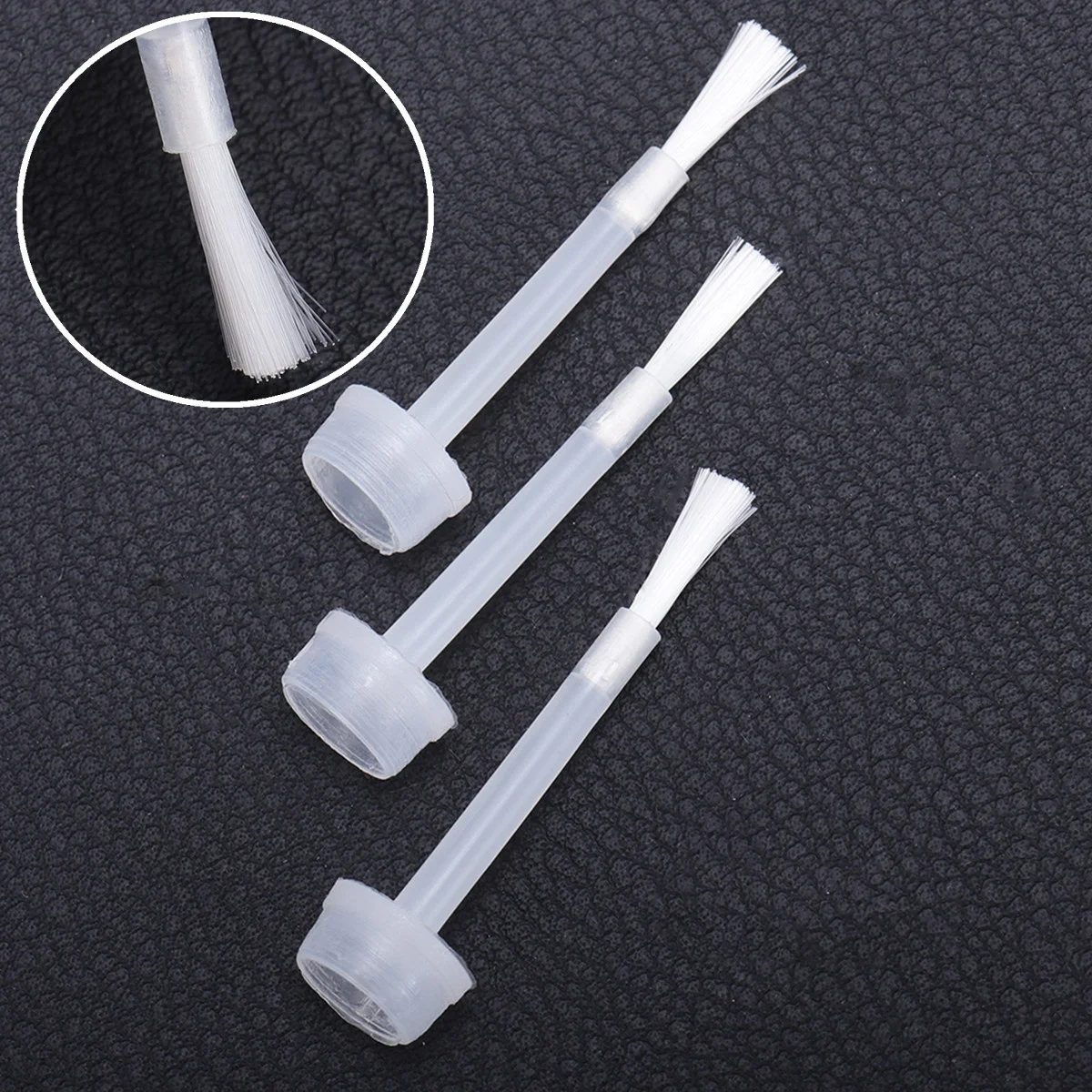 400 stuks nagellakborstel navulling zachte flexibele haren dompelen applicator voor gel vloeibare manicure nail art tool