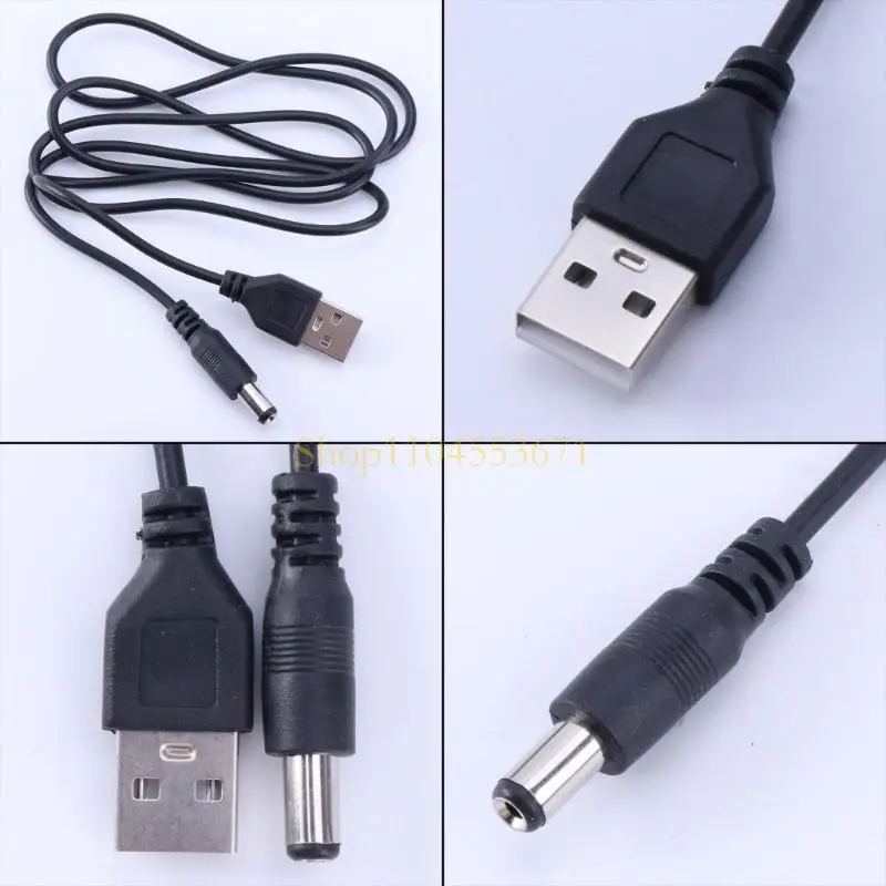 Best Seller USB Power Boost Line DC 5V to 12V 9V Step UP Modem Converter Cable 5.5x2.1mm Plug Usb To DC Cable for Wifi Router