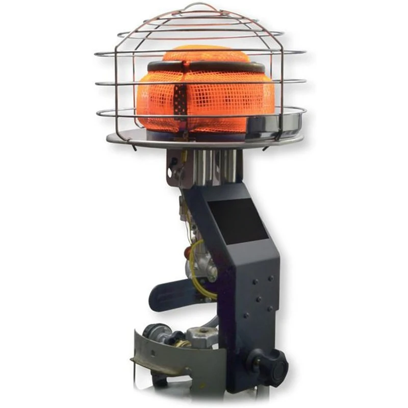 

Original 540-Degree 45,000 BTU Tank Top Radiant Propane Heater,chrome,Silver