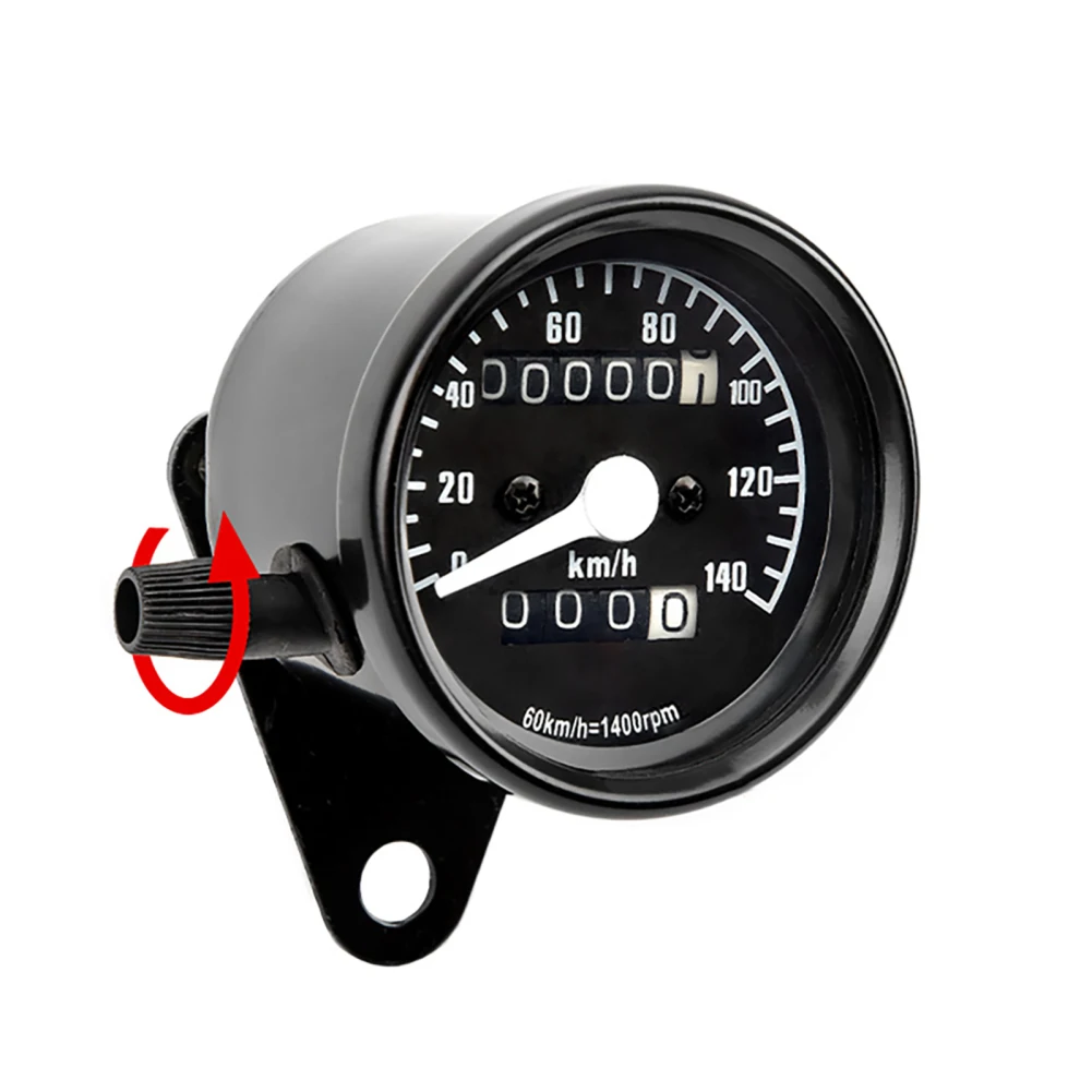 12v Universal Motorcycle Odometer Speedometer With Backlight Retro Pointer Tachometer Kmometer Modified Parts Acesssories