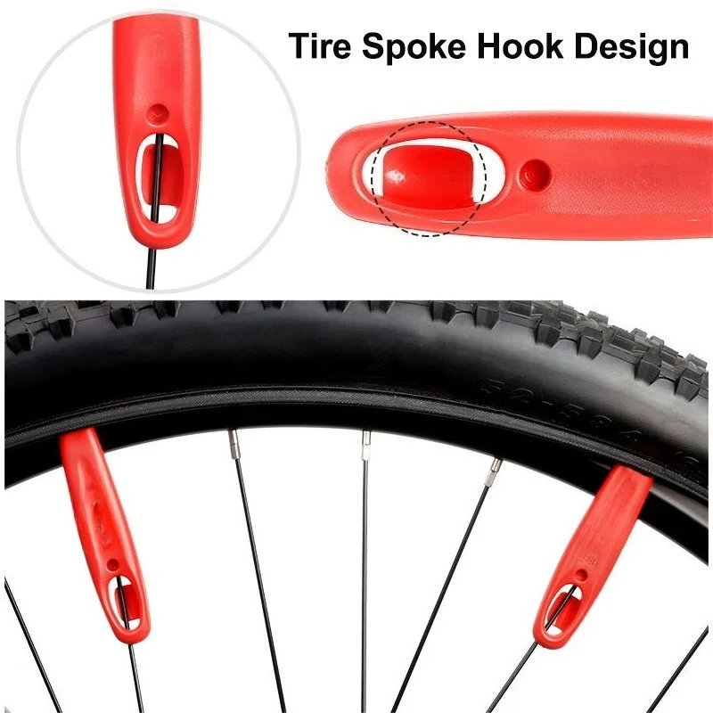 3Pcs High Quality Nylon Bicycle Tire Lever Lightweight Tire Pry Bar Crowbar MTB Bike Wheel Repairing Tool Tire Opener Remover view 6