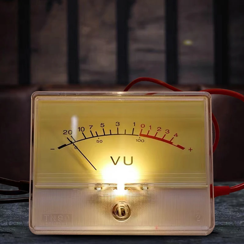 High Precision Gallbladder VU Meter with Backlight Audio Level Meter, Volume Meter, DB Power