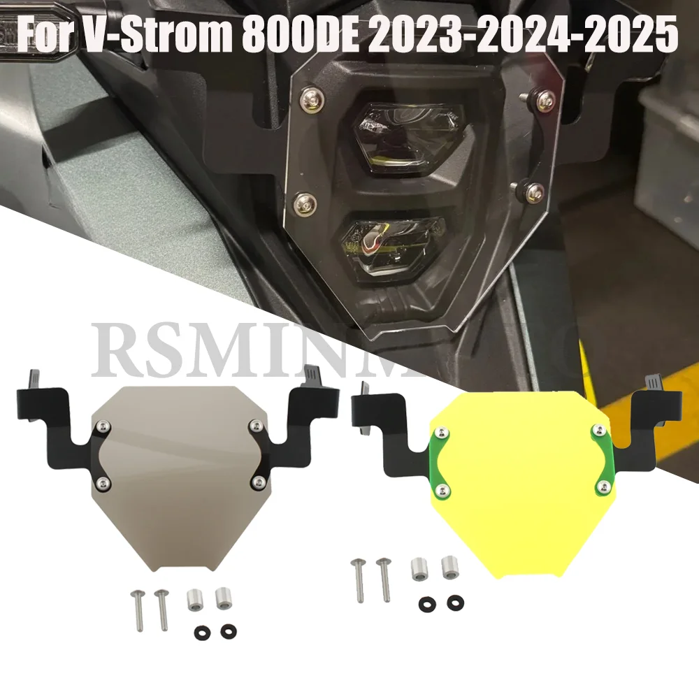 Motorcycle Headlight Cover Guard Protector For Suzuki V-Strom V Strom 800DE 800 DE 2023 2024 2025 Headlamp Shield Guard Screen