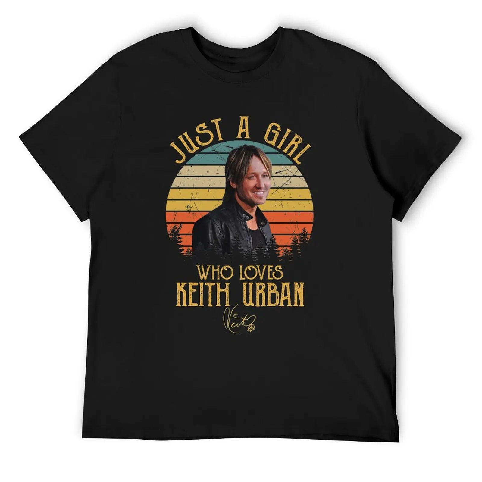 

Just A Girl Who Loves Keith Art Urban T-Shirt