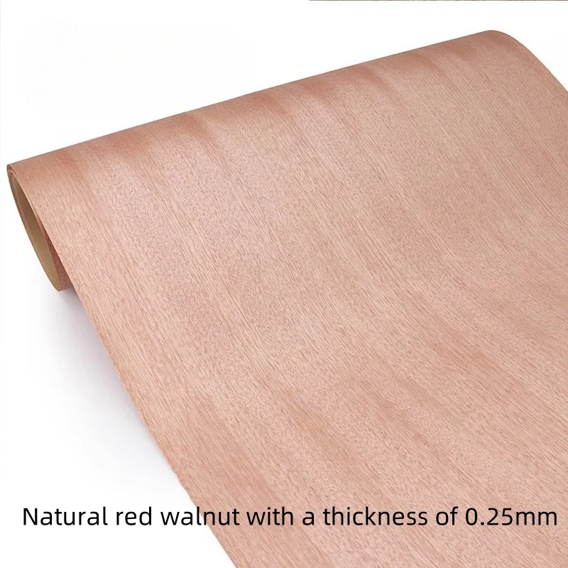 Natural Black Walnut Veneer Furniture Desktop Decoration Veneer Veneers For Wooden Doors 58x250cm T0.2mm