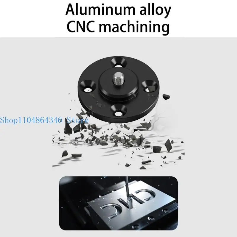 652F Lightweight Aluminum Alloy Camera Accessory Bracket Fixing Base Universal 1/4in