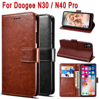 Case For Doogee N30 N40 Pro Smartphone Leather Wallet Cover For Doogee N 30 40 Pro Book Etui Hoesje Stand Silicone Case